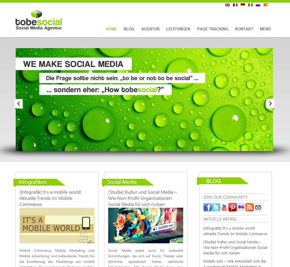 social media agentur tobesocial stuttgart social media marketing