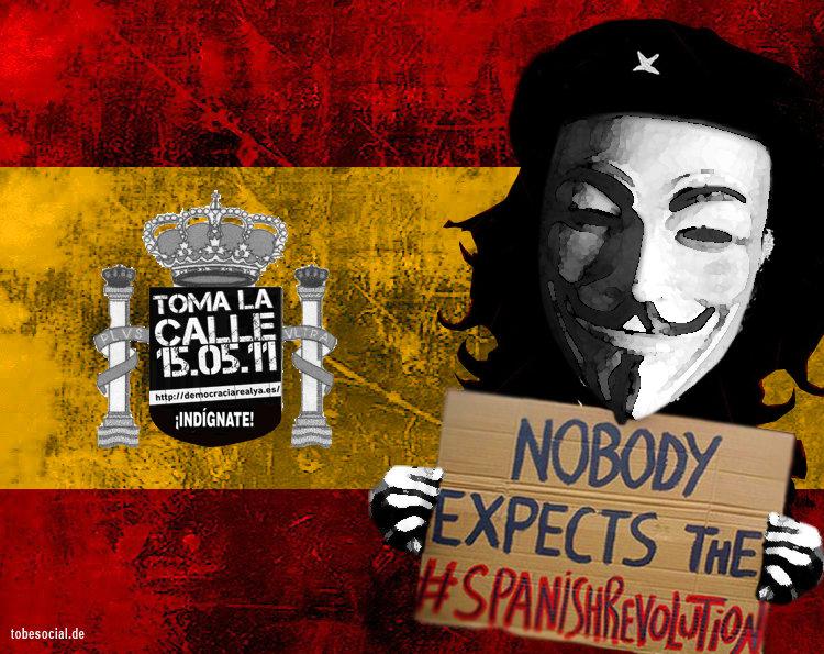 Einfluss Von Social Media Auf Die Spanische Revolution