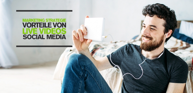 Live Streaming Marketing Strategie und Vorteile von Live Videos auf Social Media Plattformen Infografik 