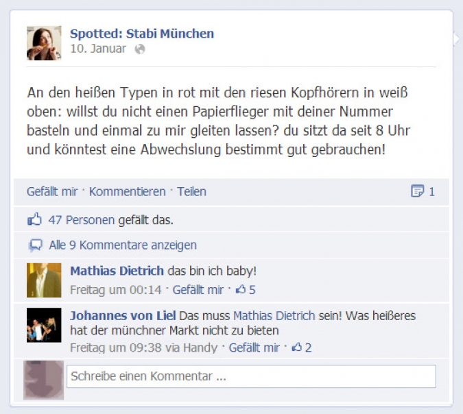 Stabi münchen flirten