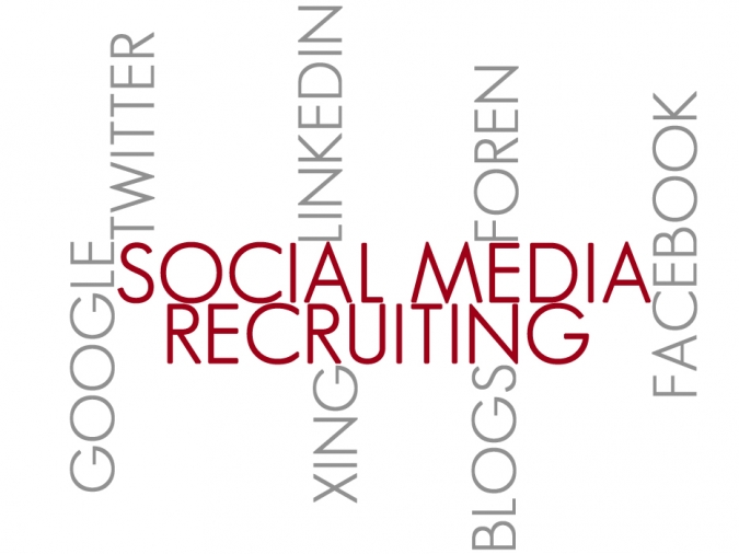 Grafik Social Media Recruiting