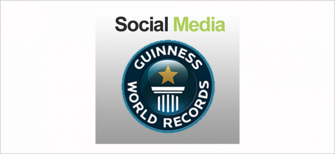 Grafik Social Media Guiness World Records