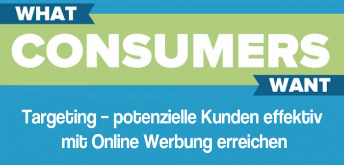 Targeting Infografik Startbild Potenzielle Kunden mit Online Werbung effektiv erreichen