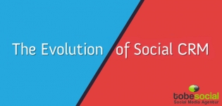 infografik social crm evolution customer relationship management