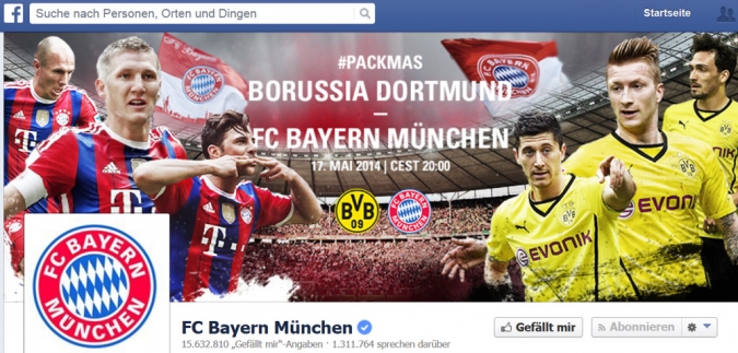 Bayern MünchenStudie Sport 2014 Facebook Page Social Media
