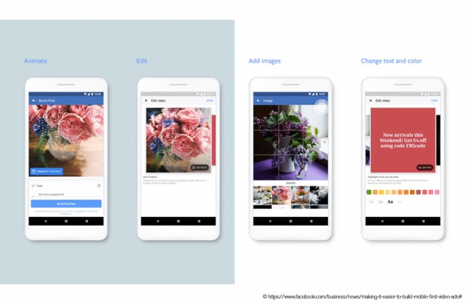 Facebook Marketing Updates 2019: Neue kreative Facebook Tools wie Video Creation Kit